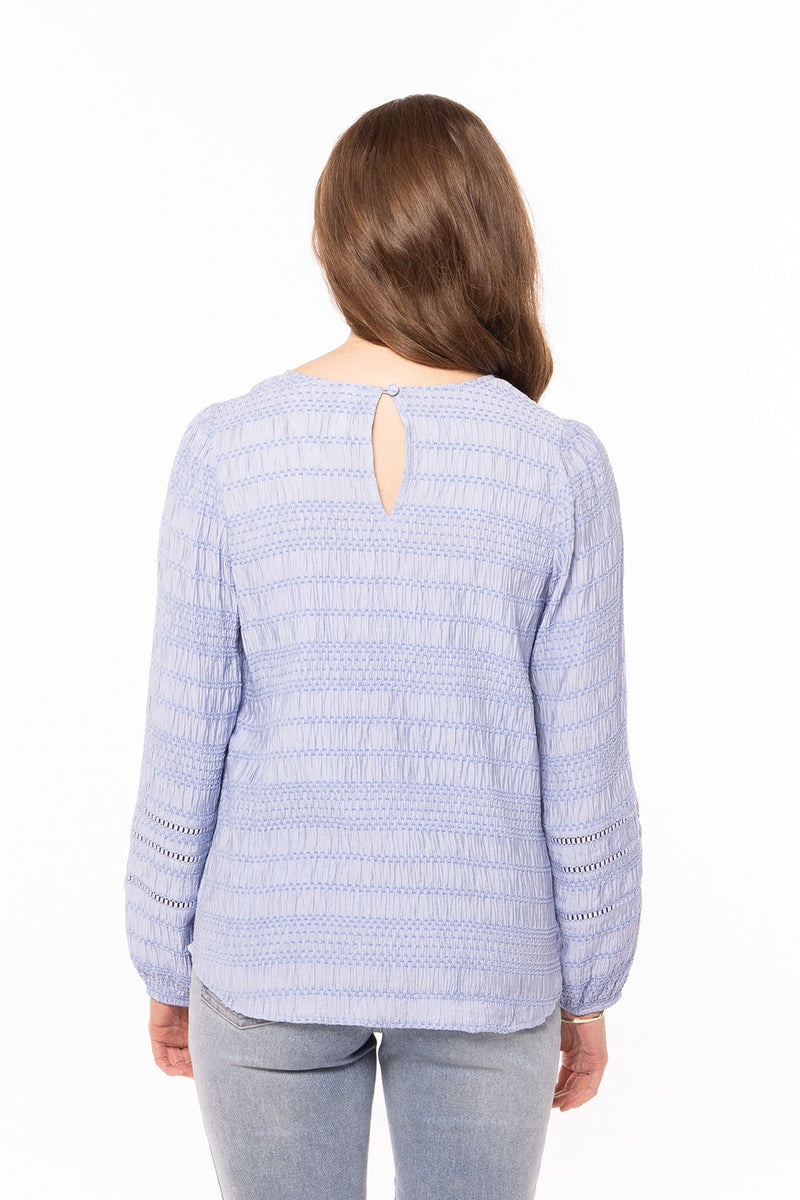 Wanderlust Top - Cornflower