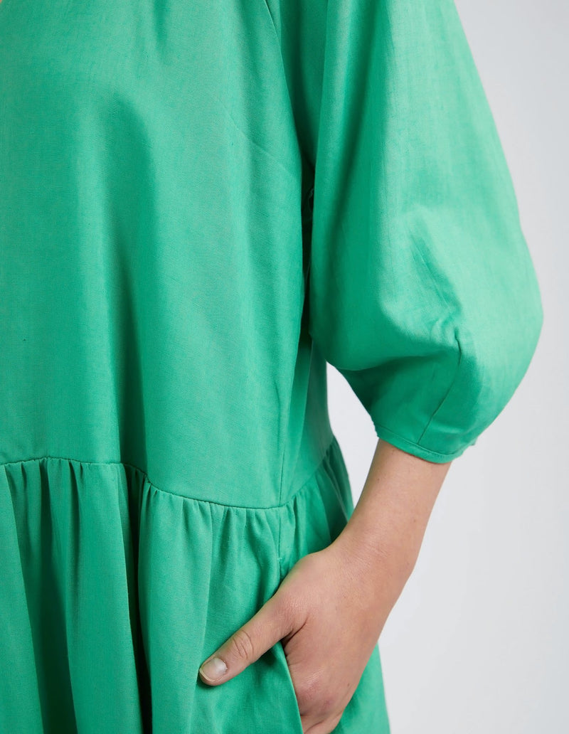 Rosalie Dress - Green Briar