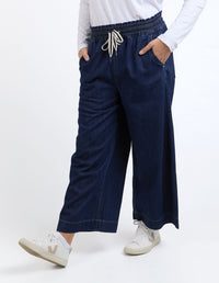 Greta Wide Leg Pant - Extra Dark Wash