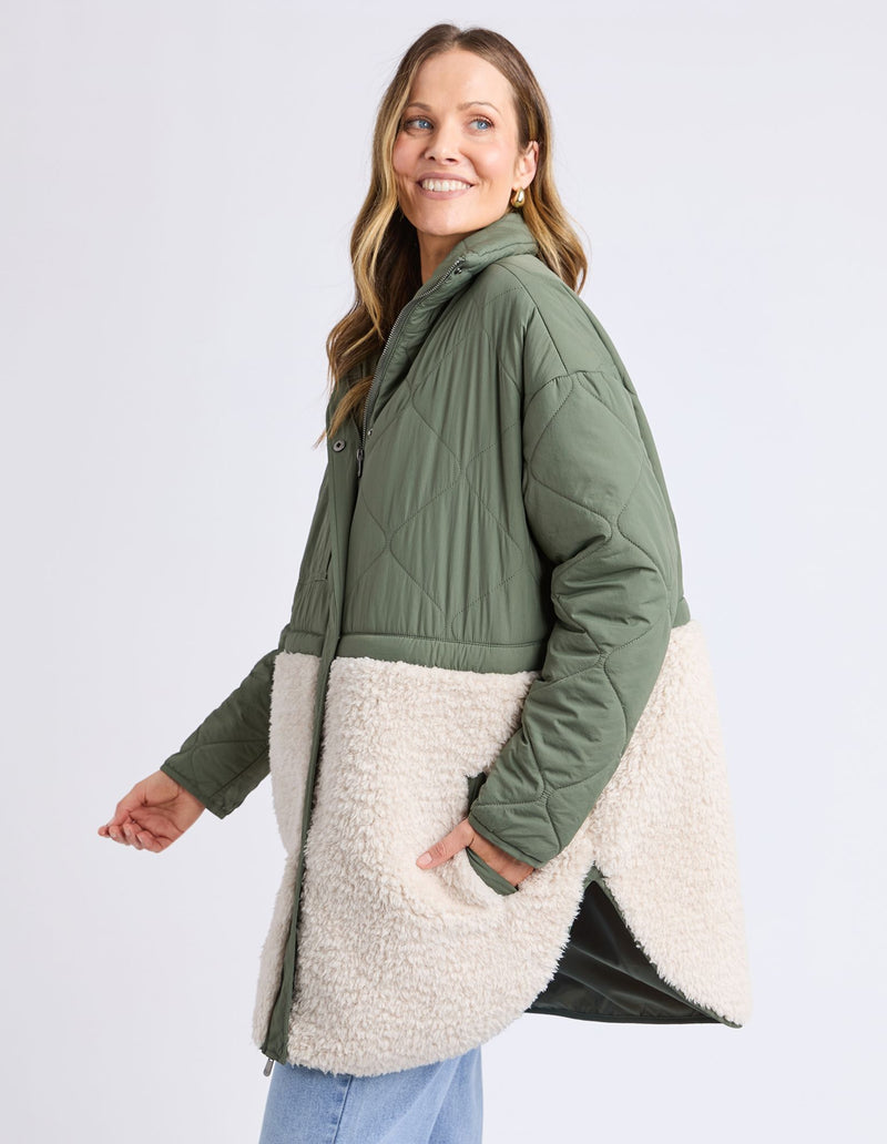 Celia Coat - Khaki