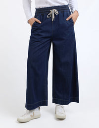 Greta Wide Leg Pant - Extra Dark Wash