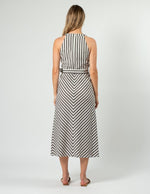 Rael Dress - Licorice Stripe Stripe