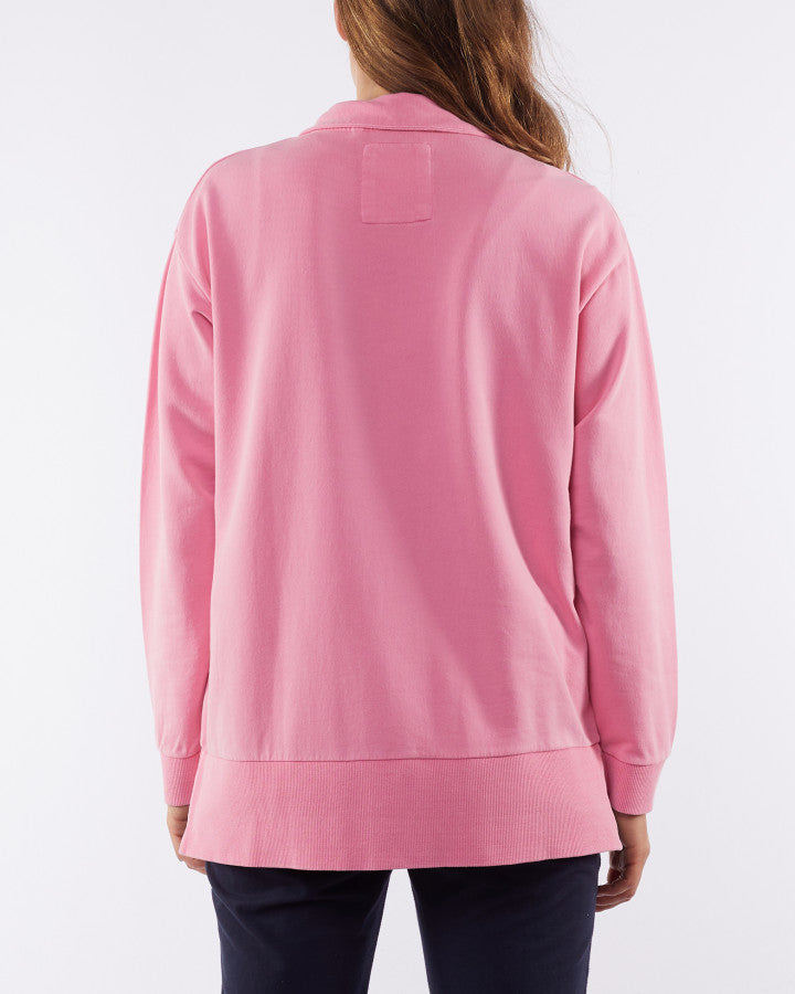 Foundry Zip Neck - Bubblegum Pink