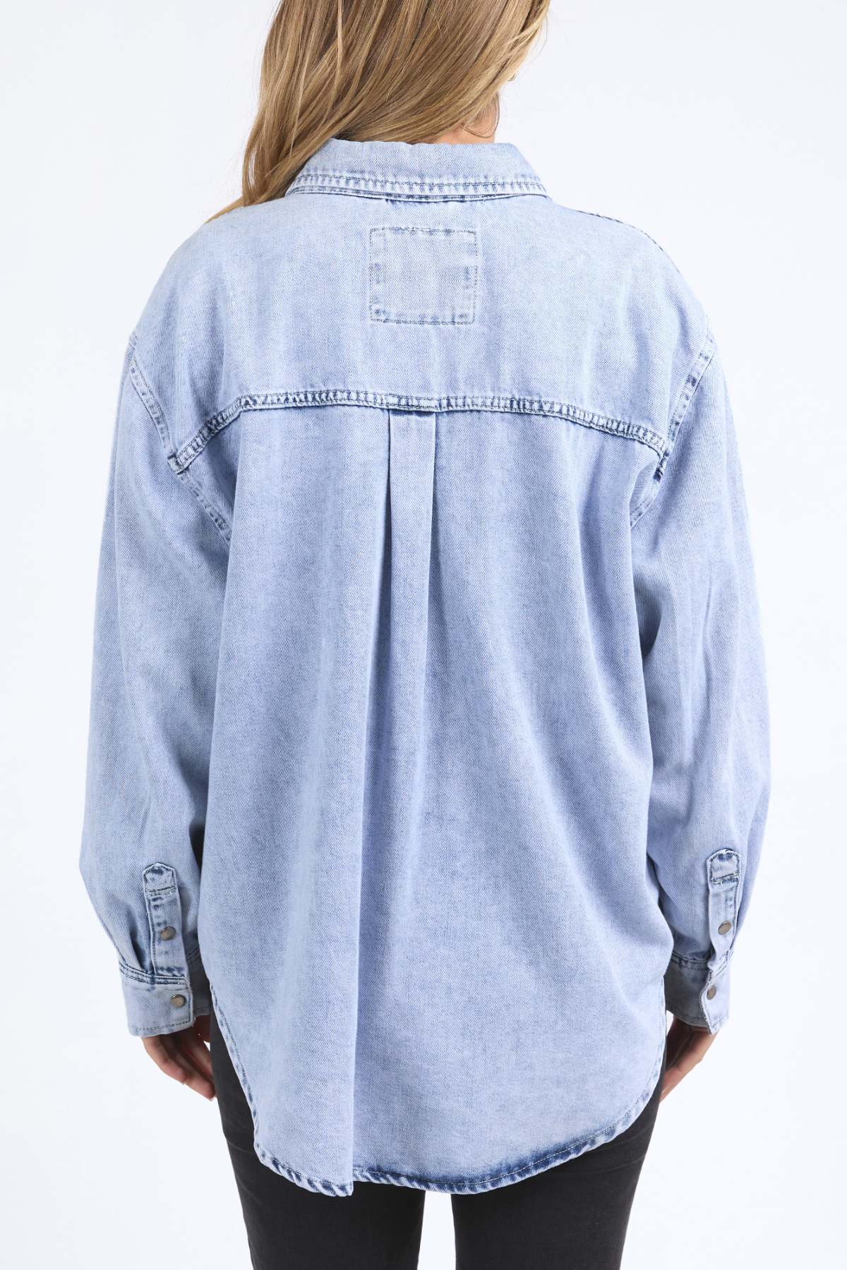 Daisy Overshirt - Light Blue