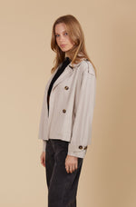 Freya Crop Trench - Canvas