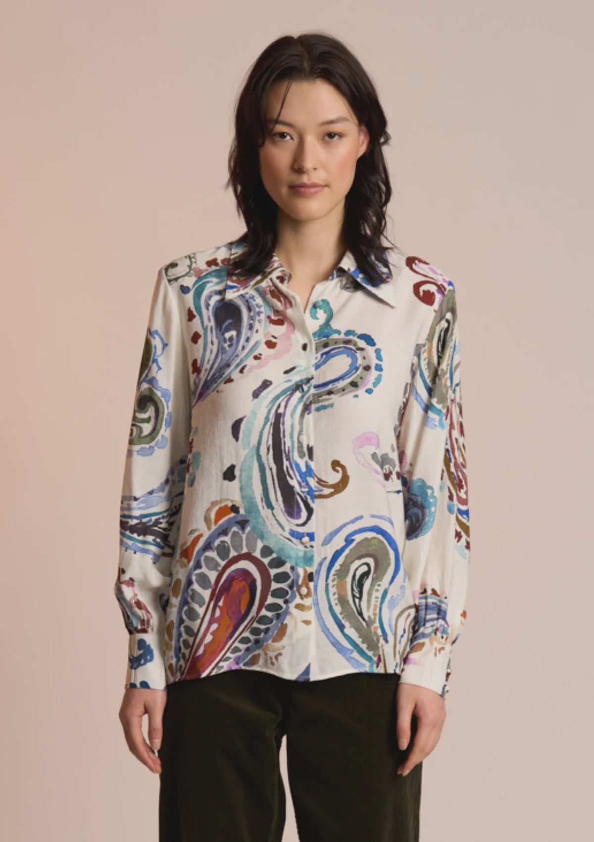 Gaia Shirt - Paisley - Girl Next Door Fashion