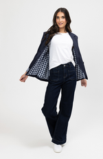 Georgie Blazer - Navy Check