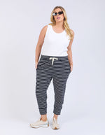 Brunch Pant - Stripe - Navy & White Stripe