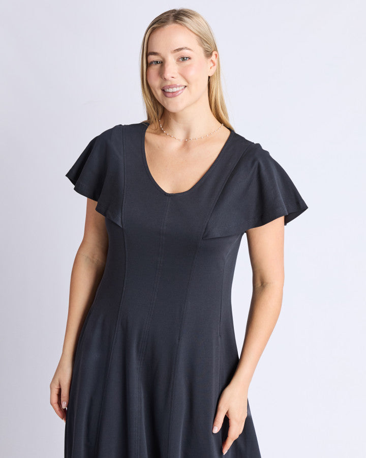 Grace Jersey Dress - Black