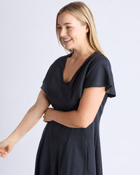 Grace Jersey Dress - Black