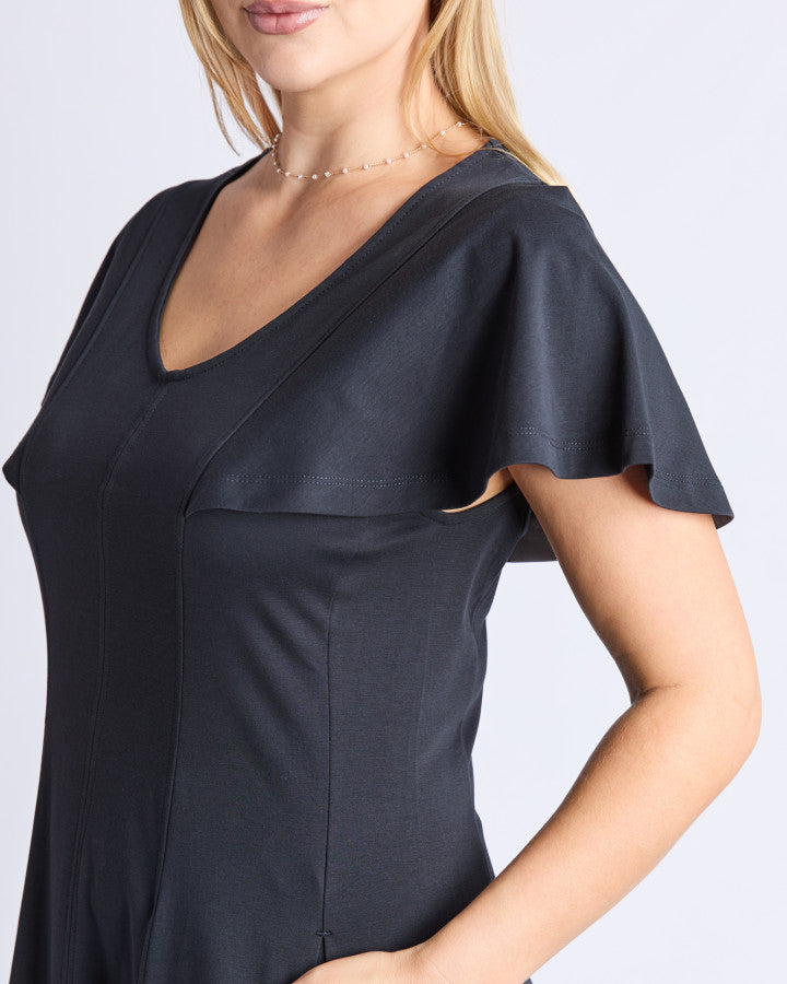 Grace Jersey Dress - Black