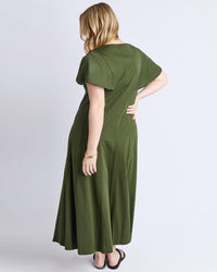 Grace Jersey Dress - Khaki