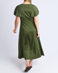 Grace Jersey Dress - Khaki