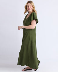 Grace Jersey Dress - Khaki