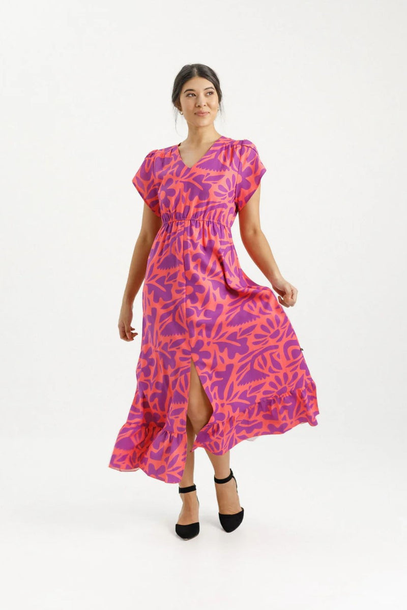 Greta Dress - Sunset Floral