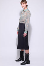 The Hepburn Skirt - Graphite