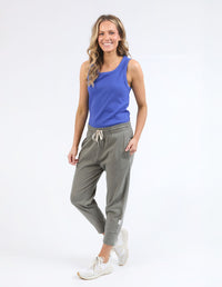 Rib Crew Tank - Royal Blue