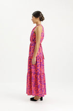 August Dress - Sunset Floral