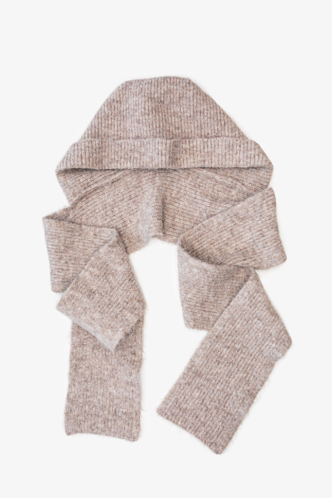Hooded Scarf - Fossil