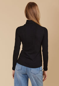 Naria Roll Neck - Black
