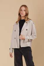 Freya Crop Trench - Canvas