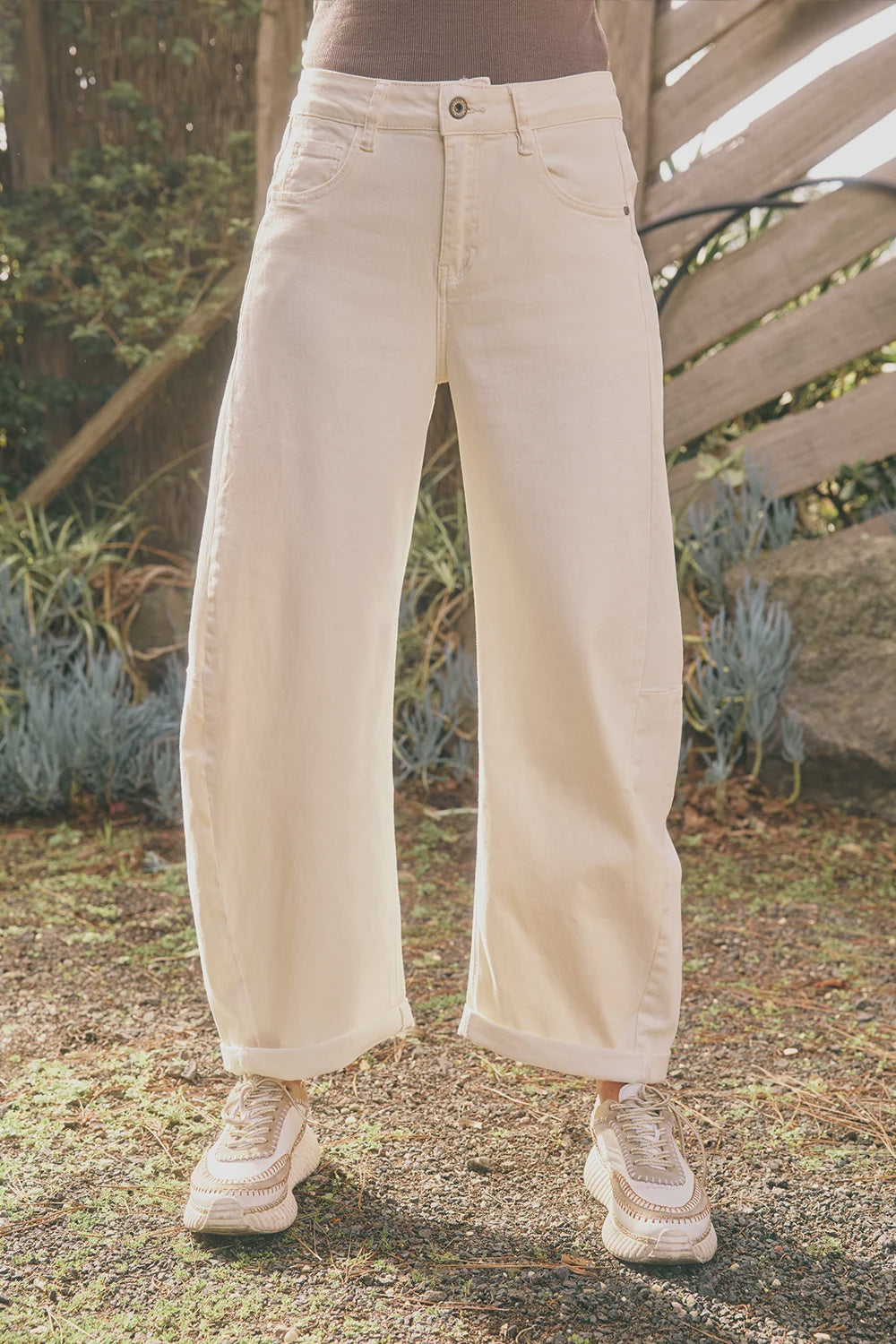 Idaho Barrel Jeans - Ecru