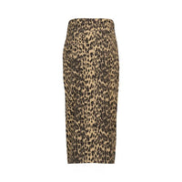 Mid Length Skirt with Centre Front Split - Rafiki