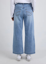 Izzy Wide Leg Jean - Vintage Blue Wash