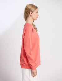 Classic Sweat - Coral Embroidered Logo