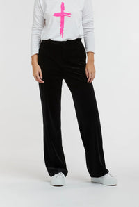 Jets Velvet Pant - Black