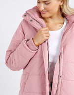 Maddie Puffer Jacket - Dusty Pink