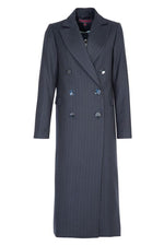 Playing The Long Game Coat - Deep Navy