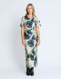 Keiko Dress - Olive Grove