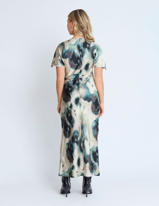 Keiko Dress - Olive Grove