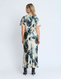 Keiko Dress - Olive Grove