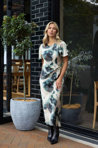 Keiko Dress - Olive Grove