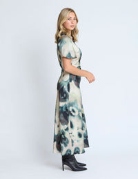 Keiko Dress - Olive Grove
