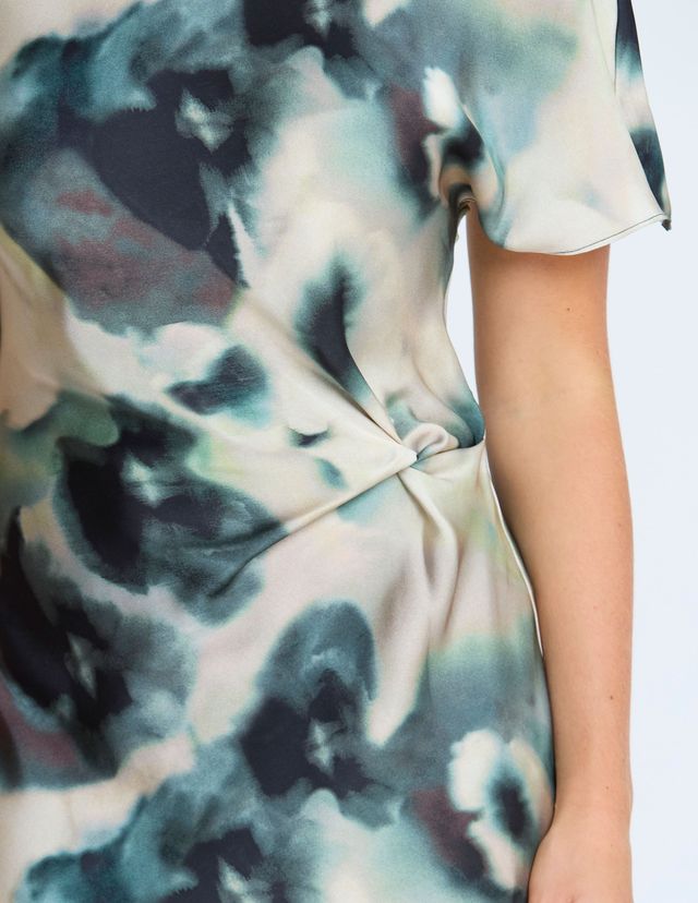 Keiko Dress - Olive Grove