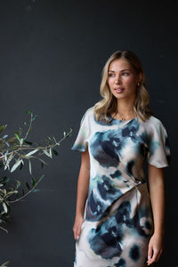 Keiko Dress - Olive Grove