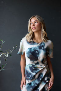 Keiko Dress - Olive Grove
