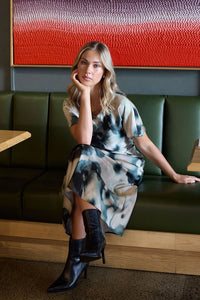 Keiko Dress - Olive Grove