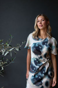 Keiko Dress - Olive Grove