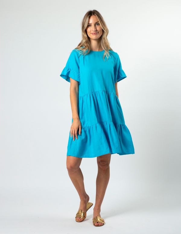 Molly Dress - Santorini Blues