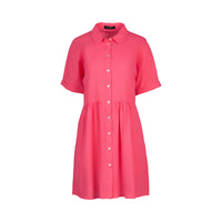 Cocoon Dress - Raspberry
