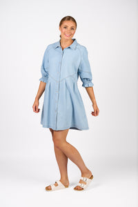 Piper Dress - Light Wash