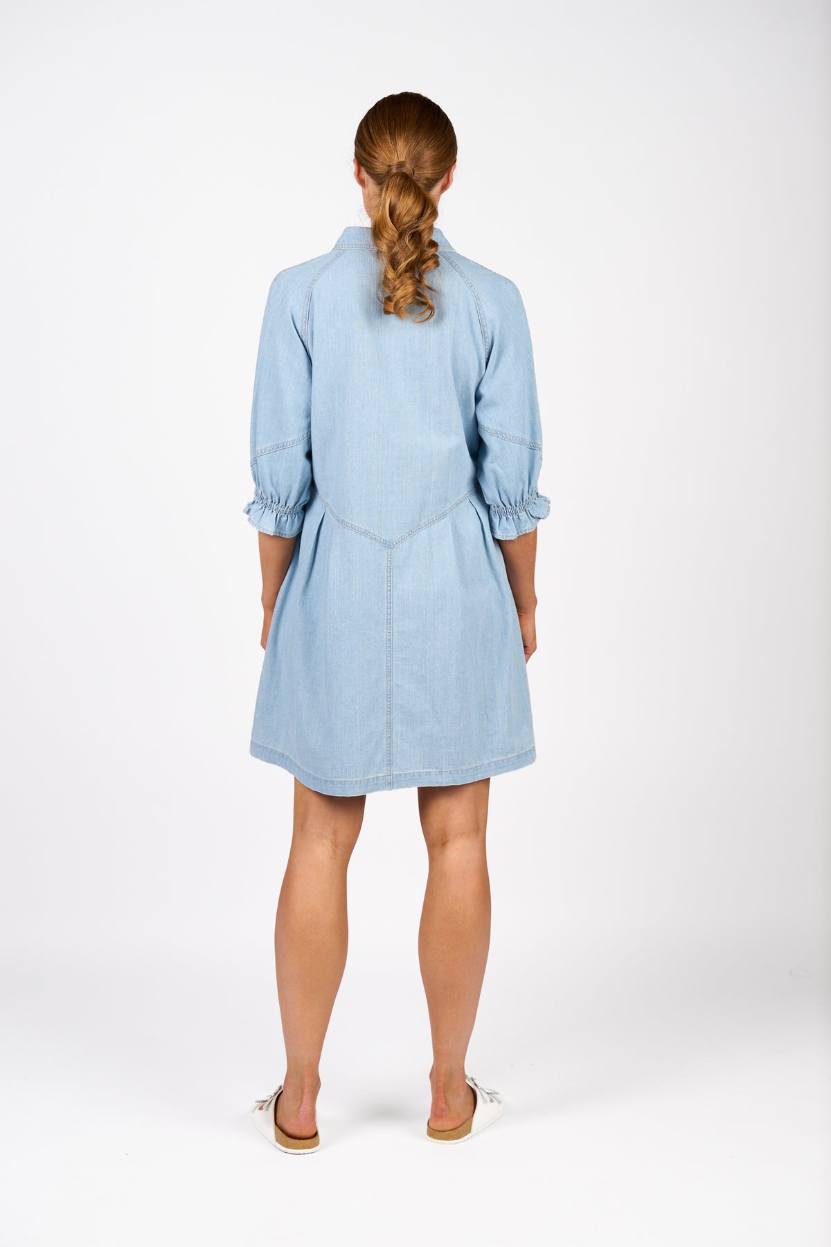 Piper Dress - Light Wash