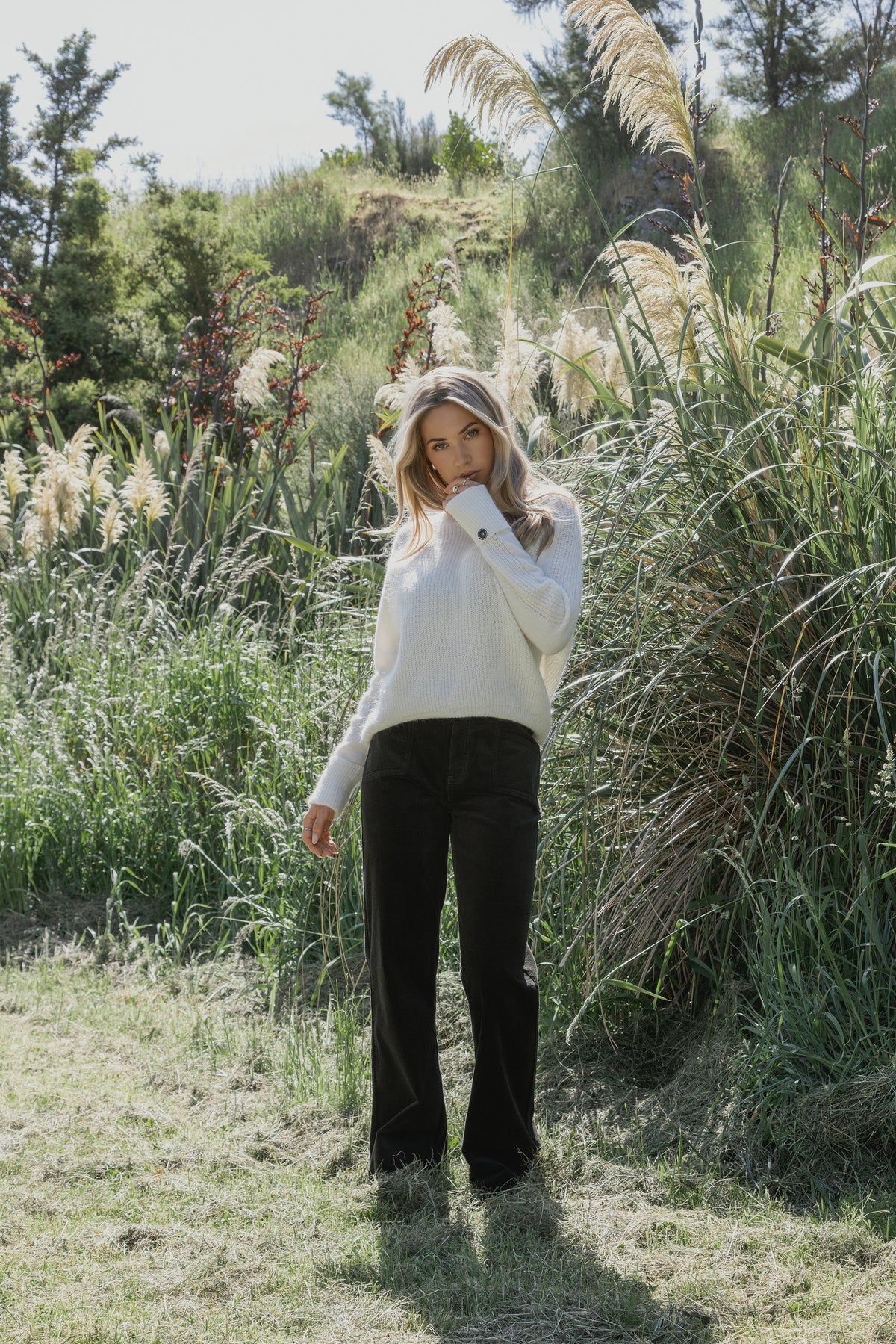 Mia Sweater - Winter White