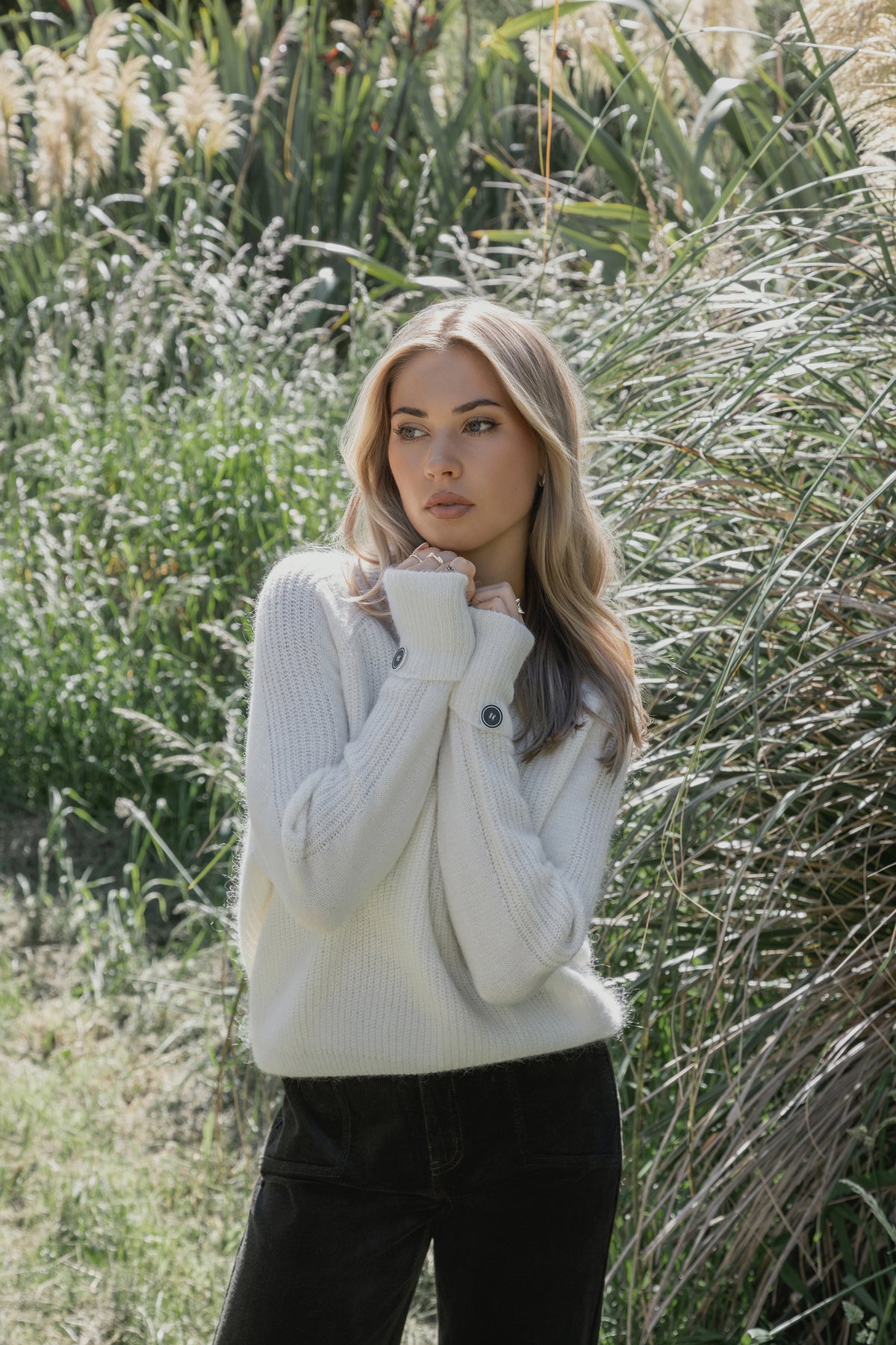 Mia Sweater - Winter White