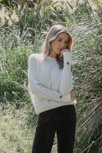 Mia Sweater - Winter White