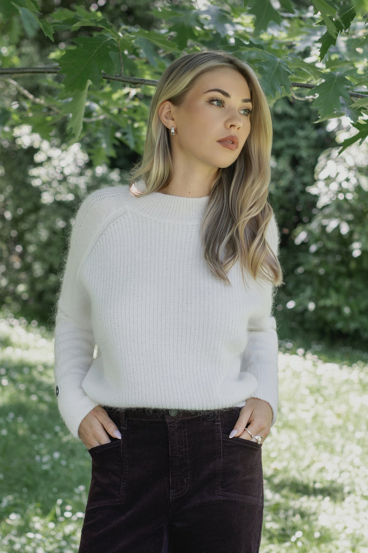 Mia Sweater - Winter White